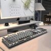 Retro Typewriter Bluetooth Keyboard and Mouse Set 2 – Black
