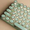 Retro Typewriter Wired Keyboard 2S – Matcha Green