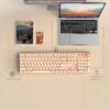 Retro Typewriter Bluetooth Keyboard 2S – Milk Tea Cream