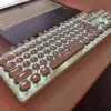 Retro Typewriter Bluetooth Keyboard and Mouse Set 2 – Pink